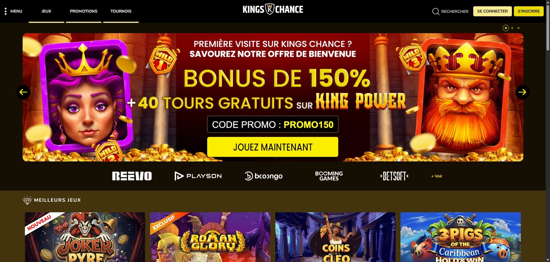Kings Chance homepage